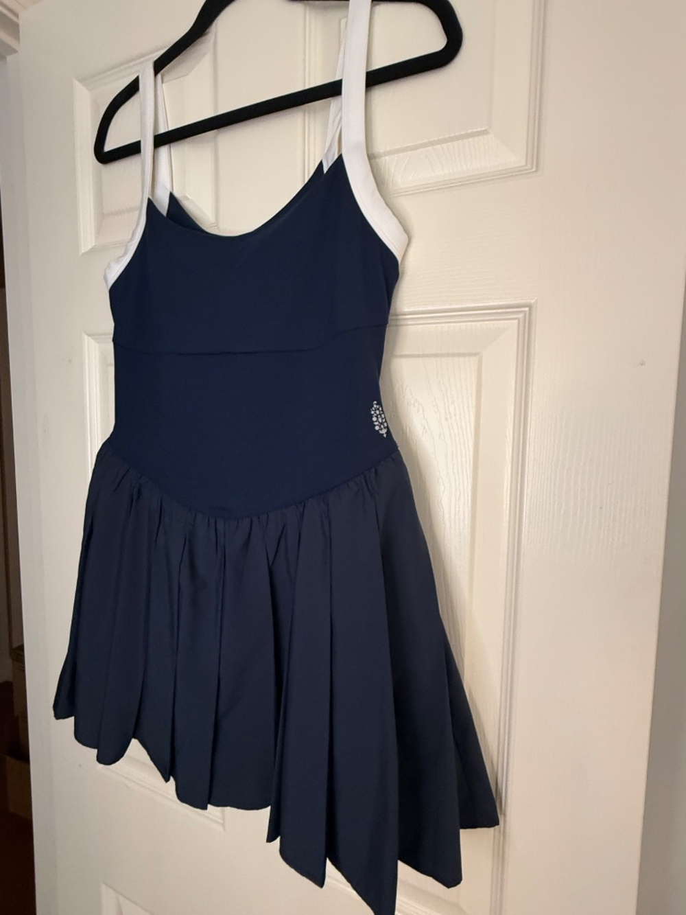 FP Movement Navy Built-In Shorts Skort Mini Dress L NWOT